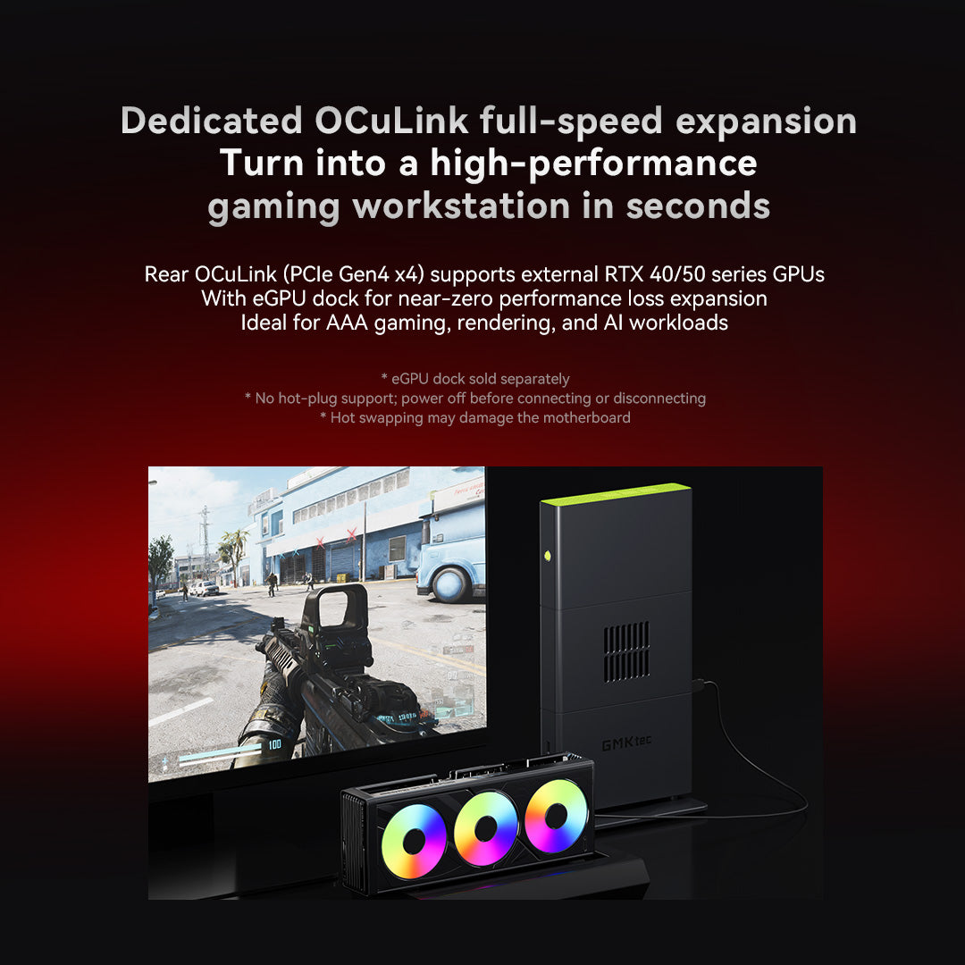 EVO-X3 OCuLink port