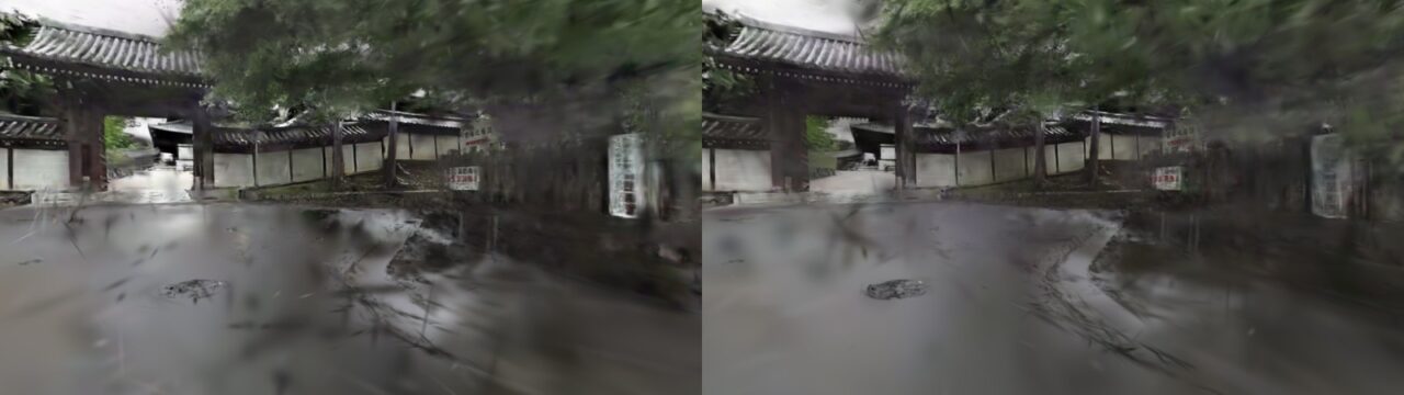 道路経路の before と after