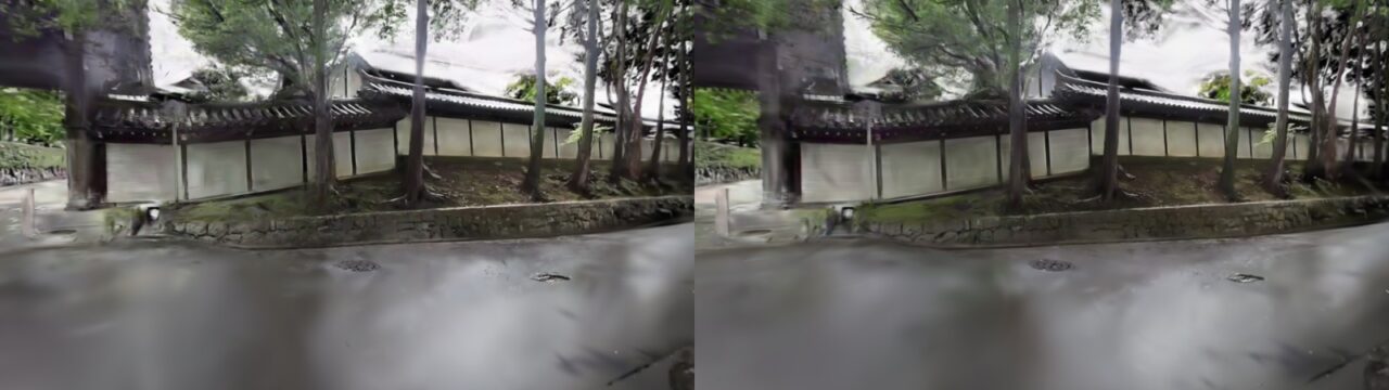 壁と門の区間の before と after